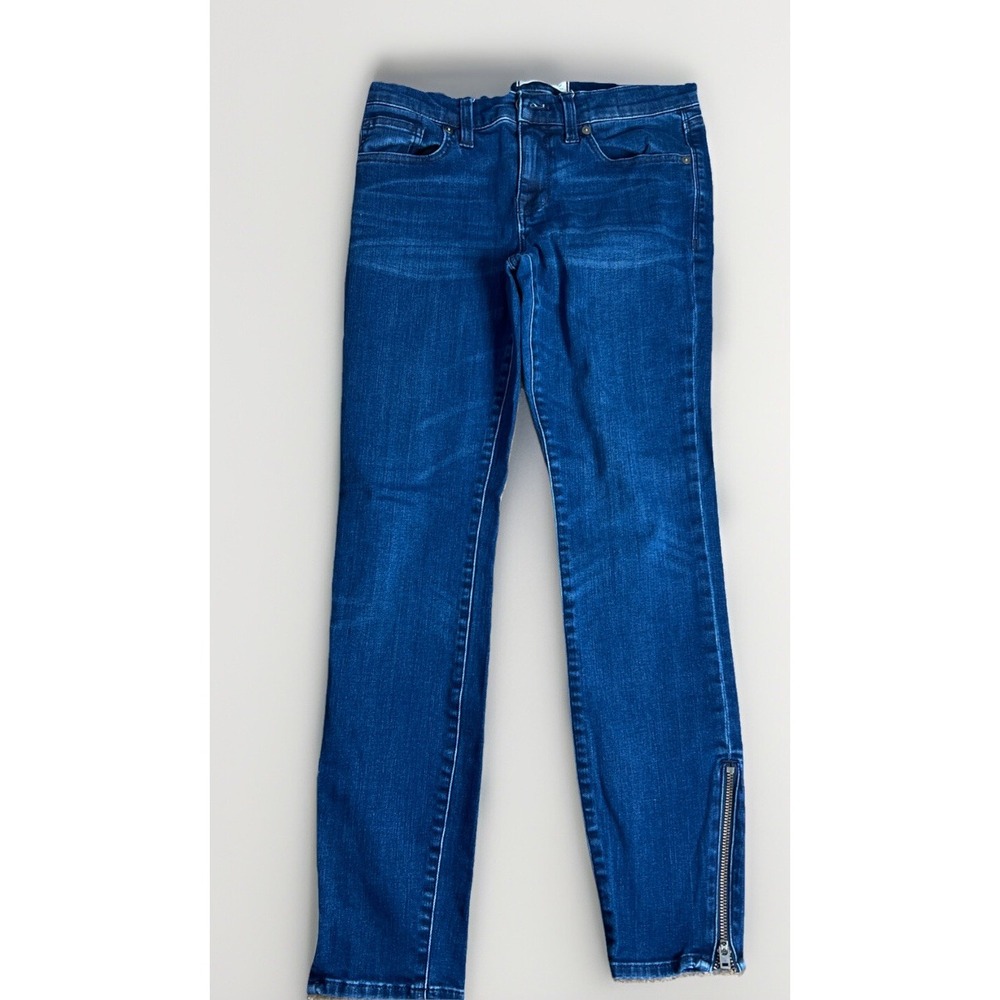 Madewell 9" High Riser Skinny Skinny Jeans Womens Size 27 Blue Denim Ankle Zip